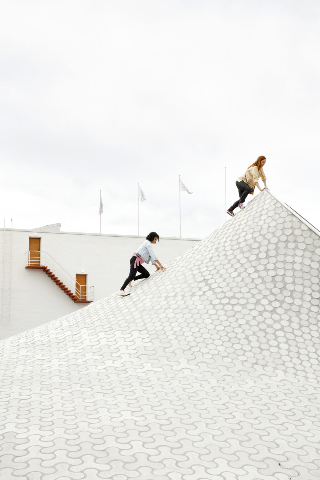 Helsinki design. Running up the dome